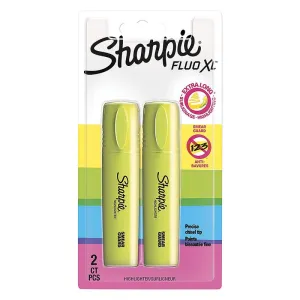 Sharpie Chisel Tip Highlighter Yellow 2 Pieces