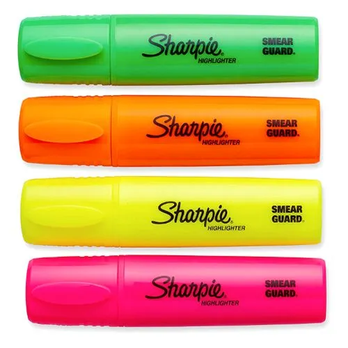 Sharpie Fluo XL Highlighter Set Of 4 Pieces Multicolour