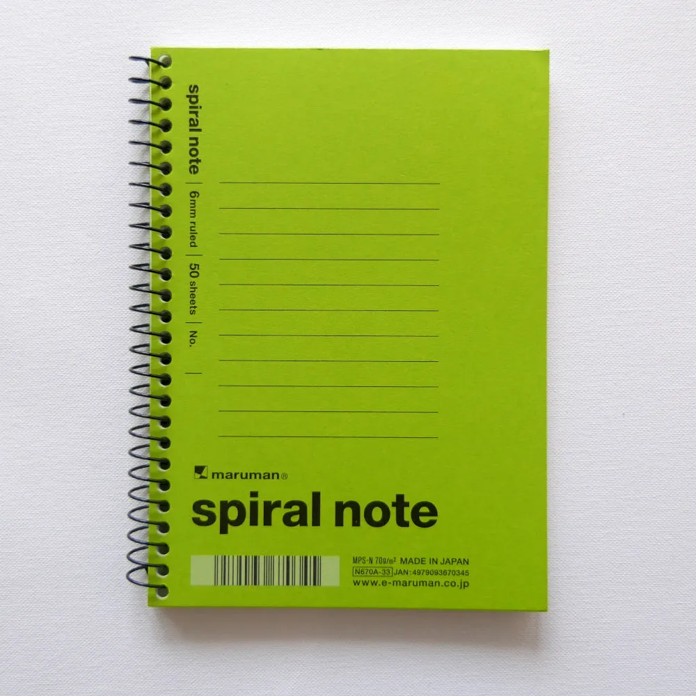 Spiral Note Memo Pad