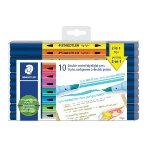 Staedtler Double-Ended Highlight Pens 10pk
