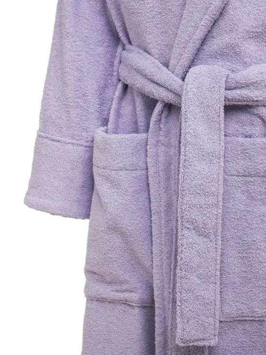 Tekla   Organic cotton bathrobe w/ hood 