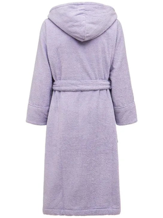 Tekla   Organic cotton bathrobe w/ hood 