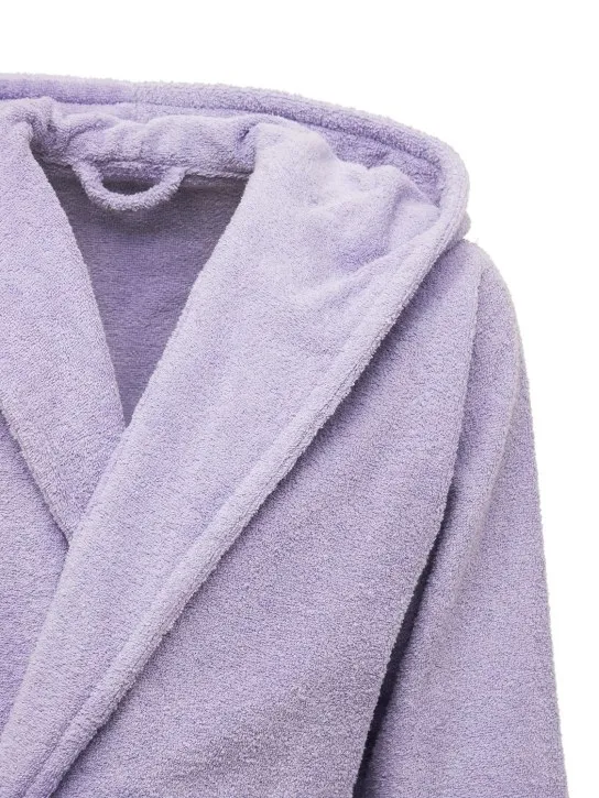Tekla   Organic cotton bathrobe w/ hood 