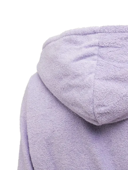 Tekla   Organic cotton bathrobe w/ hood 