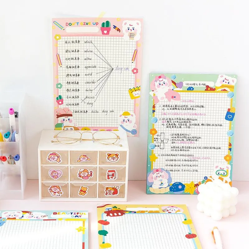 Toleet Cute Invitation Series Grid Memo