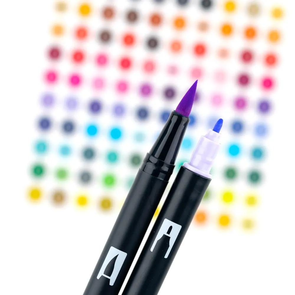 Tombow Dual Brush Pen Set 10pk Pastel Colours