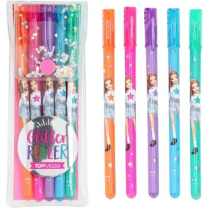 TopModel Glitter Roller Gel Pen Set (5 Pens)