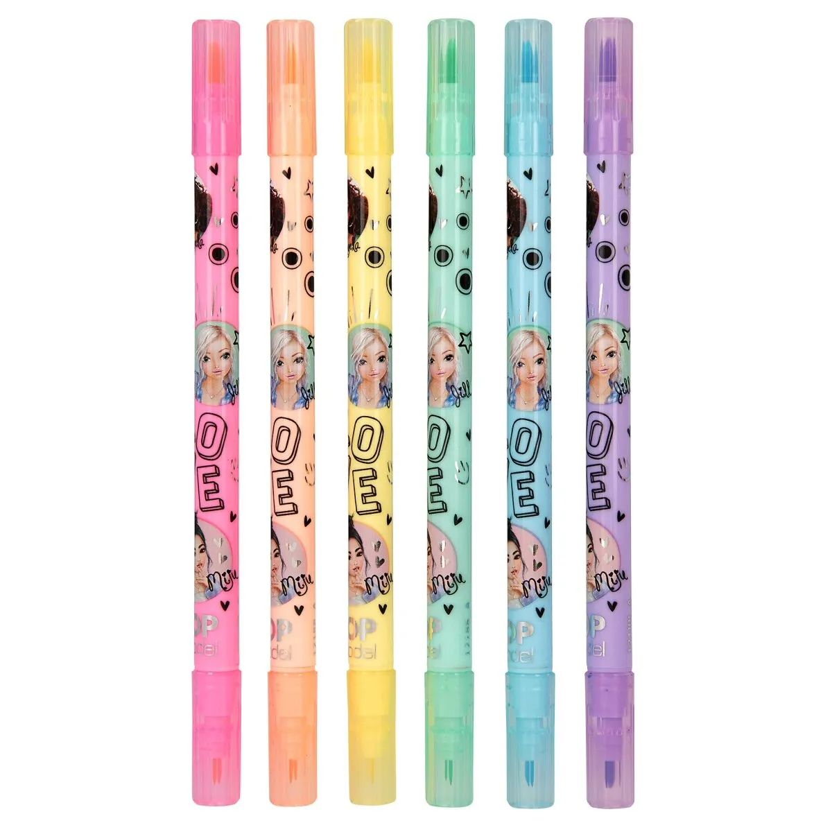 TOPModel Pastel Fibre Tip Pens Set
