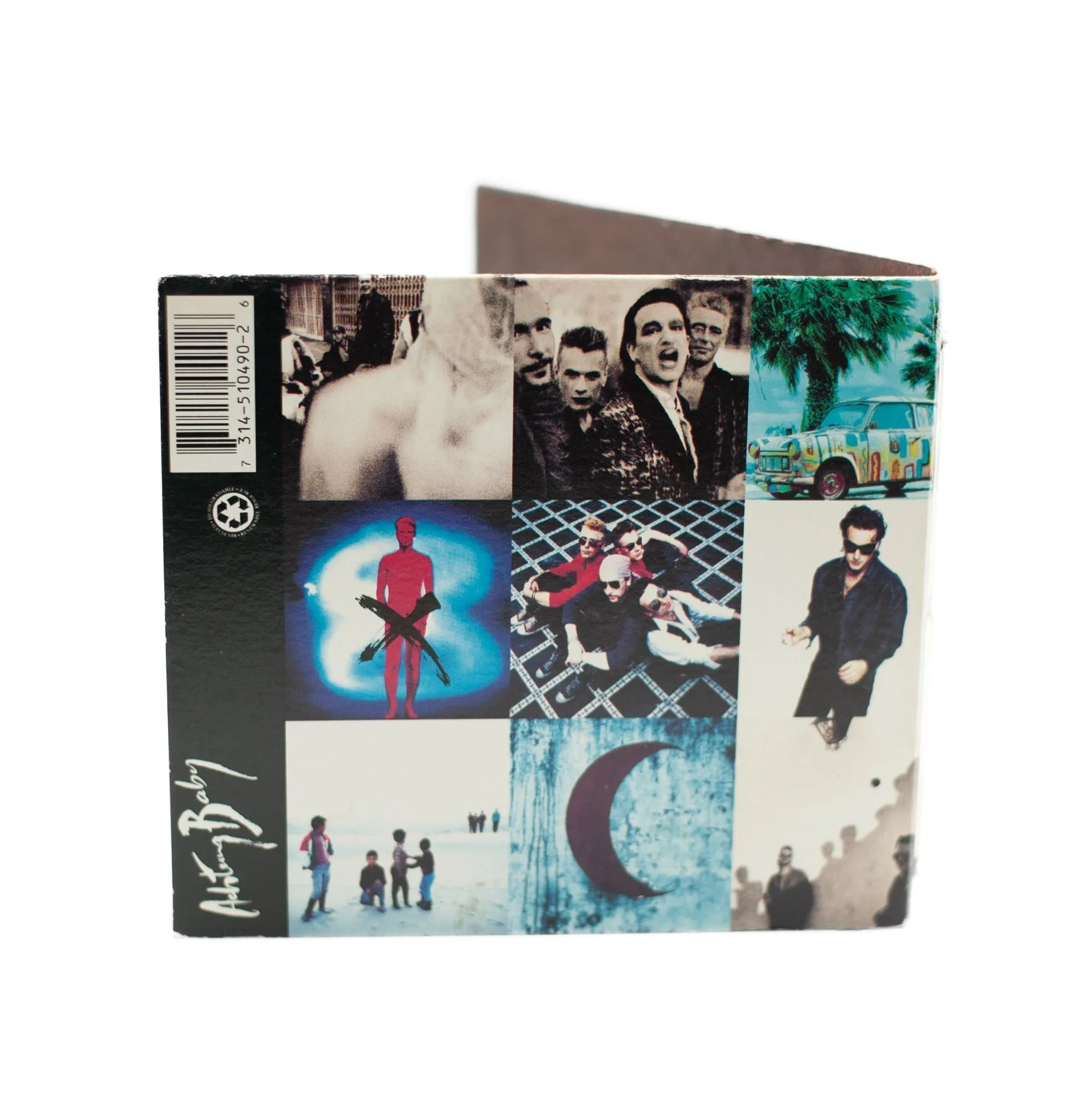 U2 Achtung Baby Upcycled Sketchbook