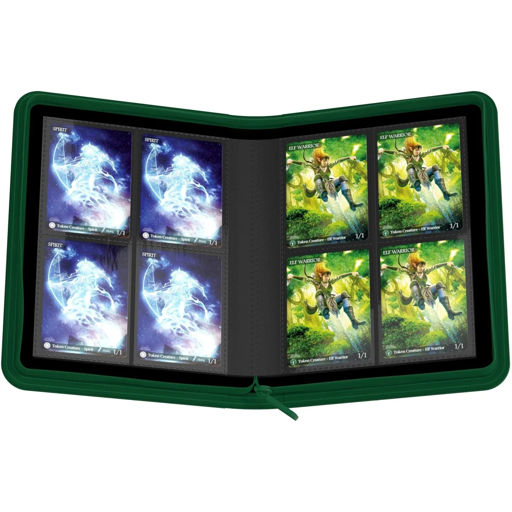 Ultimate Guard - 8 Pocket ZipFolio XenoSkin/Green