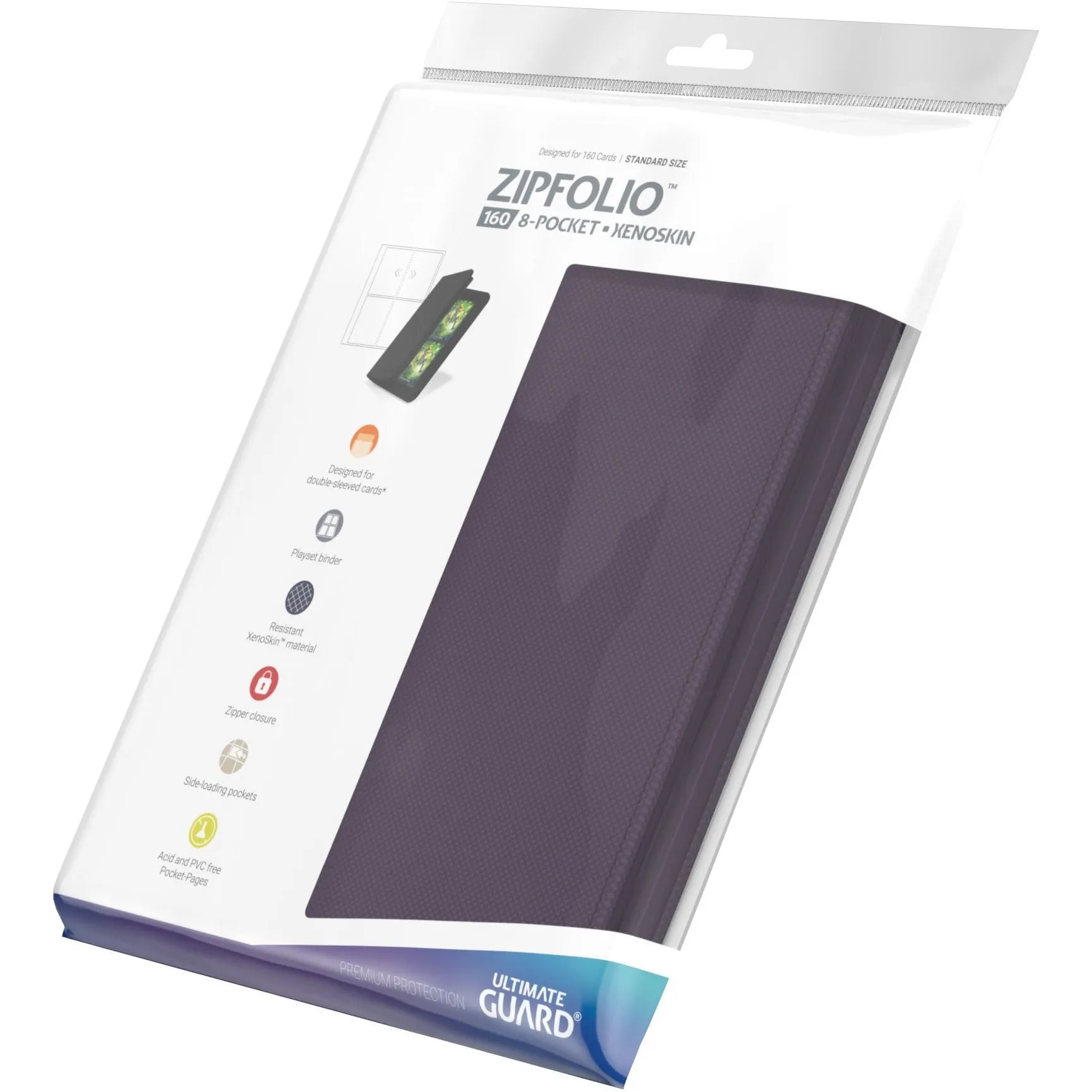 Ultimate Guard - 8 Pocket ZipFolio XenoSkin/Purple