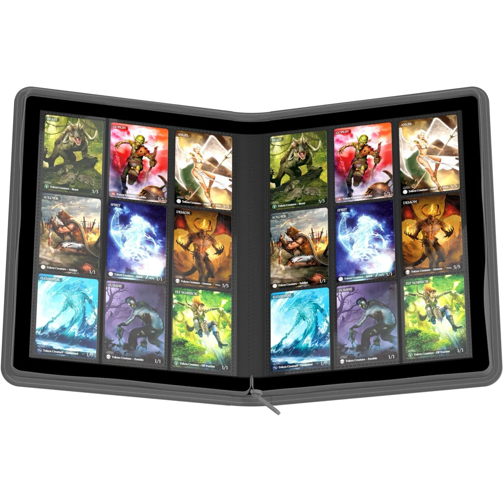 Ultimate Guard - Zipfolio Xenoskin/Grey - 18 Pocket