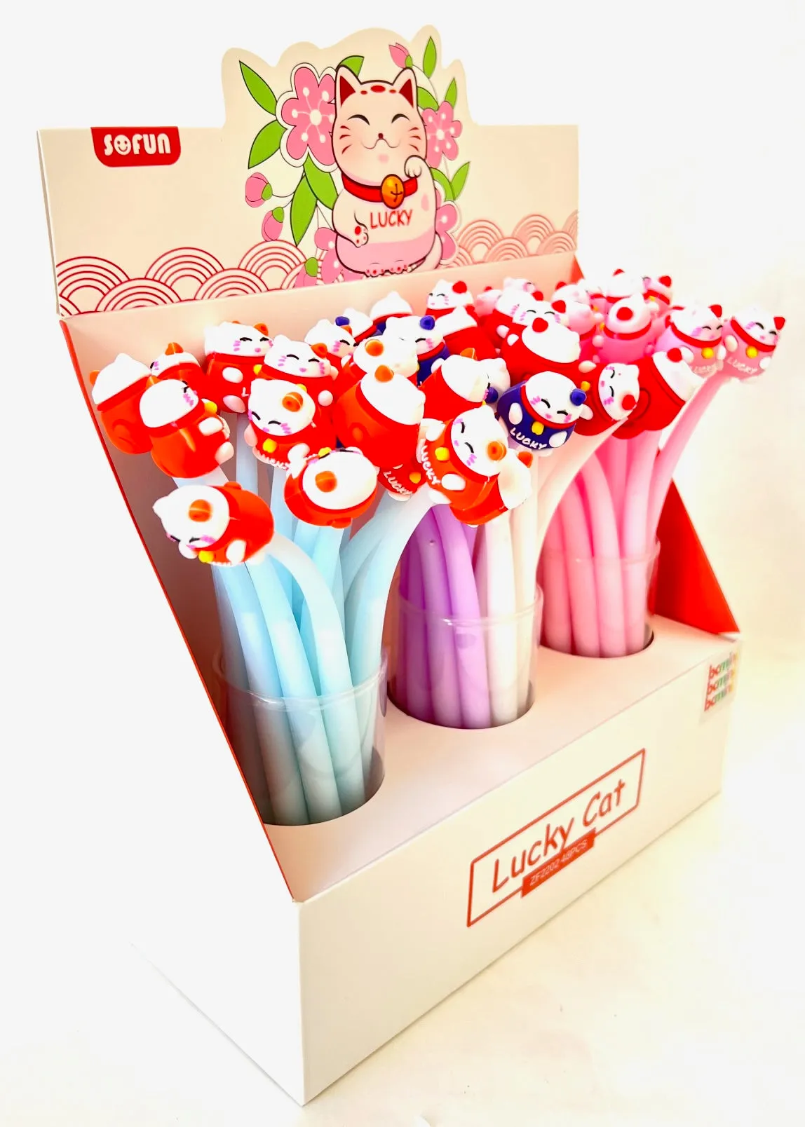 X 22448 LUCKY CAT WIGGLE GEL PEN-DISCONTINUED