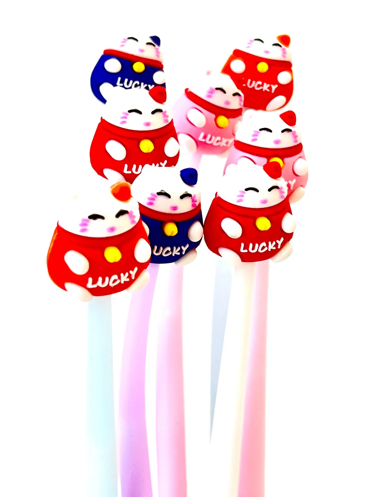 X 22448 LUCKY CAT WIGGLE GEL PEN-DISCONTINUED