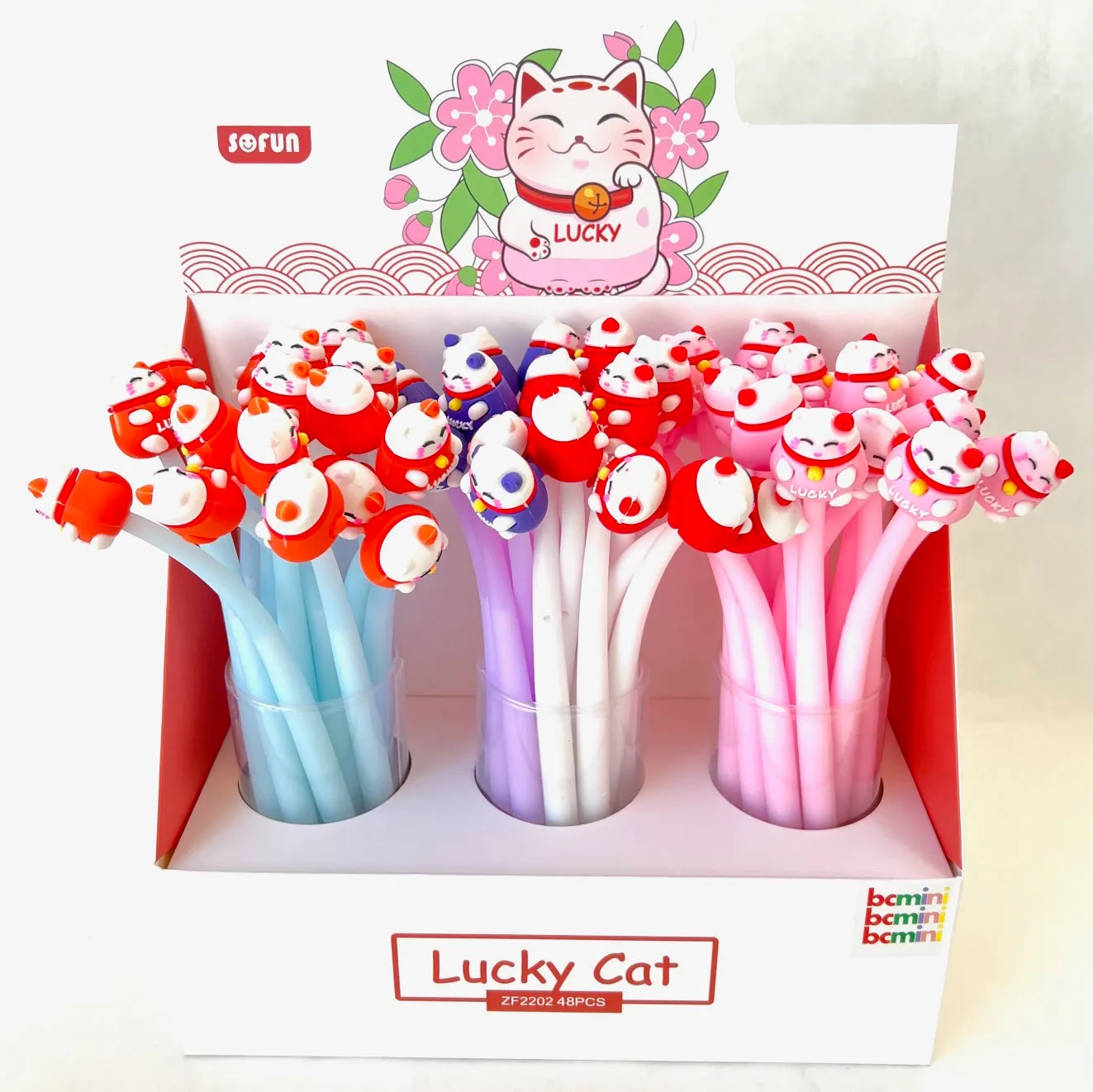 X 22448 LUCKY CAT WIGGLE GEL PEN-DISCONTINUED