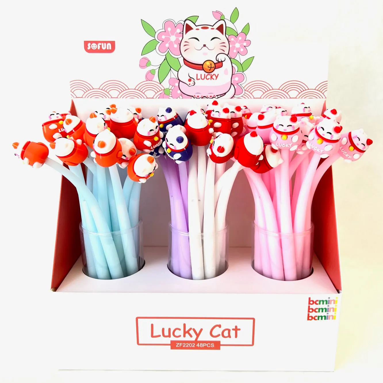 X 22448 LUCKY CAT WIGGLE GEL PEN-DISCONTINUED