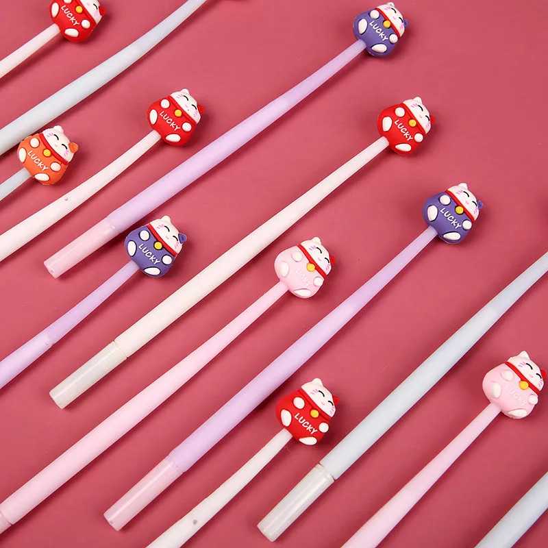 X 22448 LUCKY CAT WIGGLE GEL PEN-DISCONTINUED