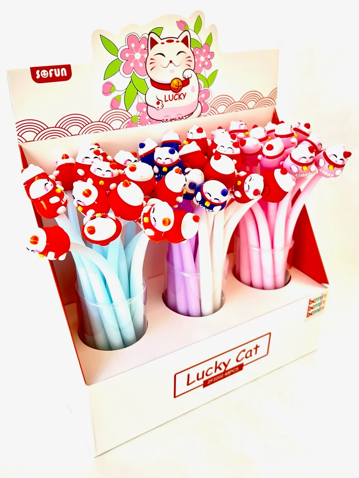 X 22448 LUCKY CAT WIGGLE GEL PEN-DISCONTINUED
