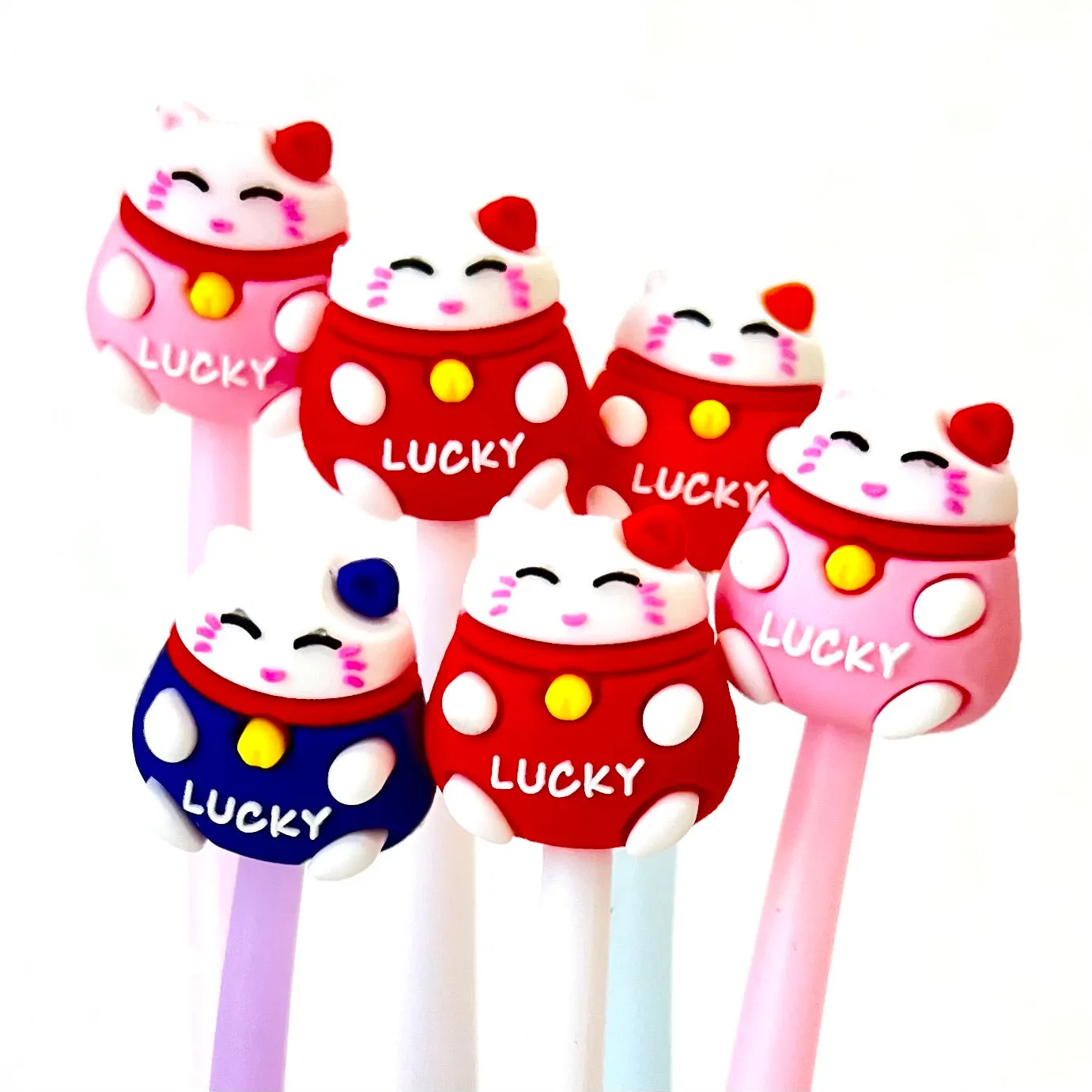 X 22448 LUCKY CAT WIGGLE GEL PEN-DISCONTINUED