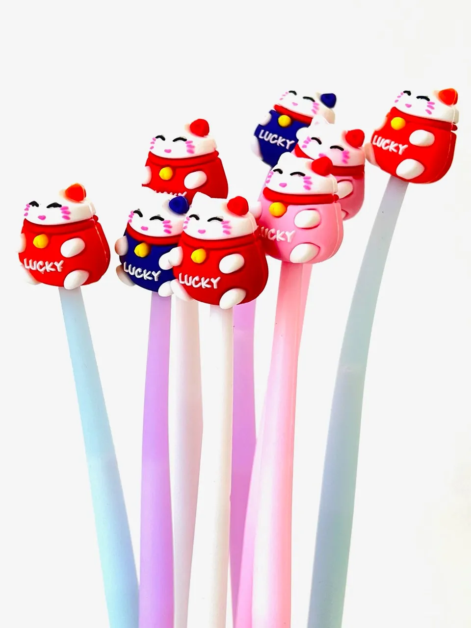 X 22448 LUCKY CAT WIGGLE GEL PEN-DISCONTINUED
