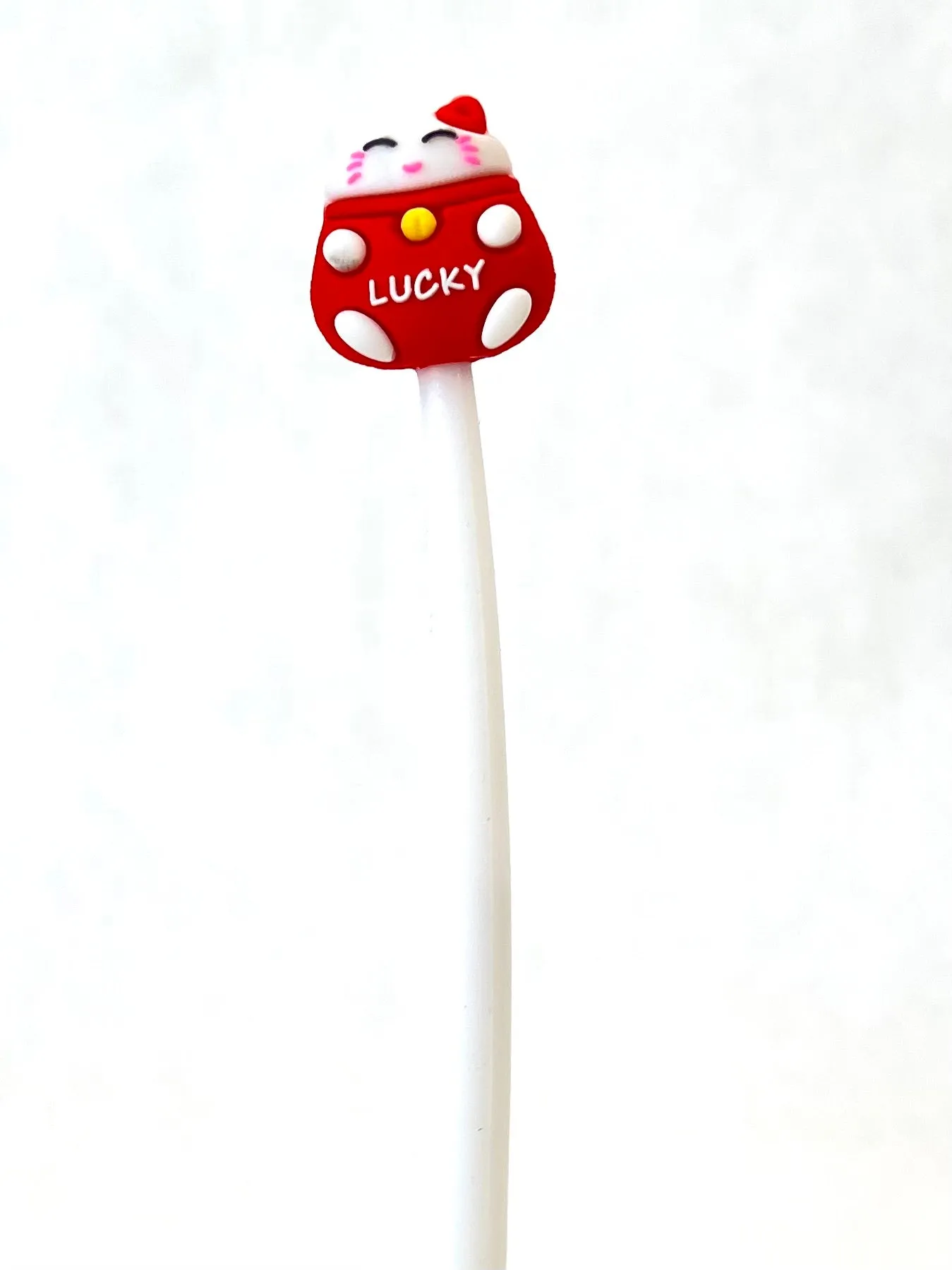X 22448 LUCKY CAT WIGGLE GEL PEN-DISCONTINUED