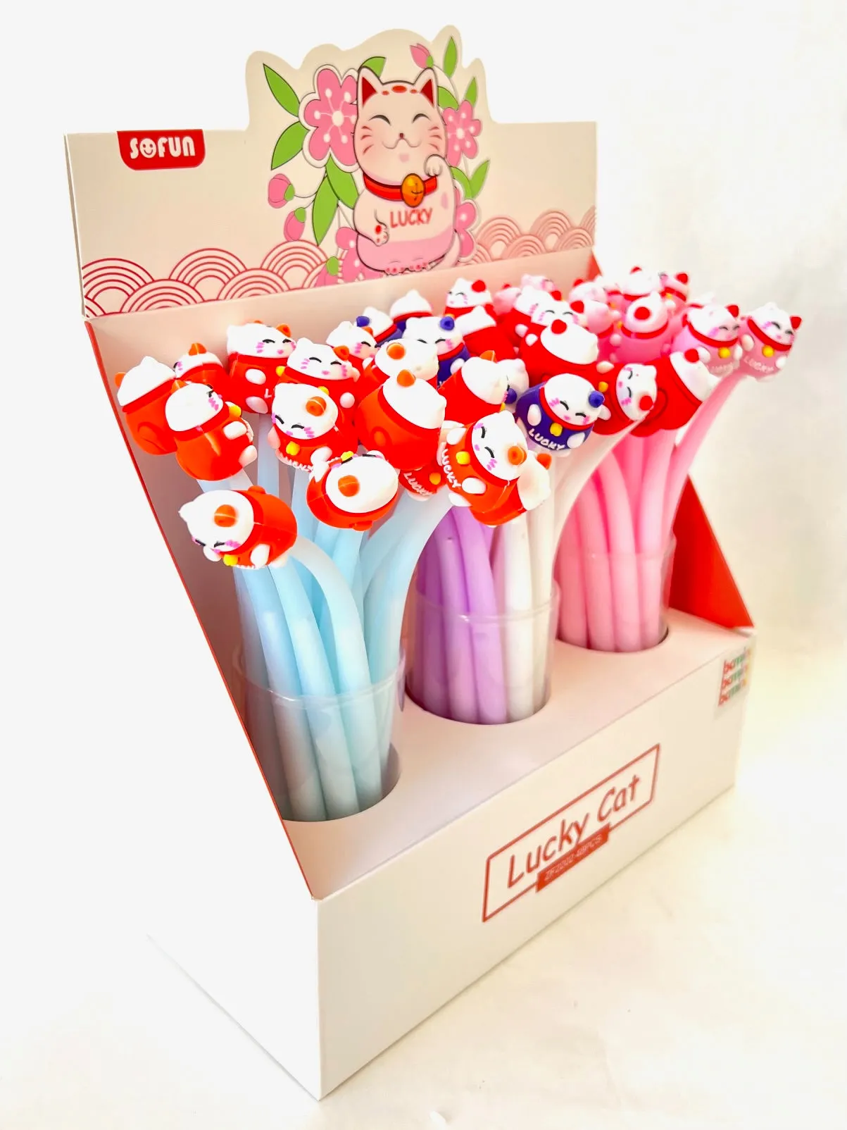 X 22448 LUCKY CAT WIGGLE GEL PEN-DISCONTINUED