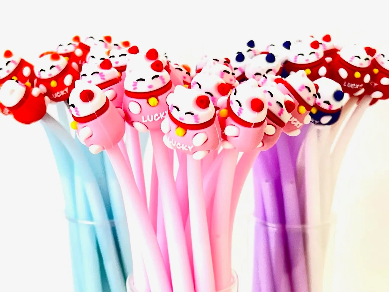 X 22448 LUCKY CAT WIGGLE GEL PEN-DISCONTINUED