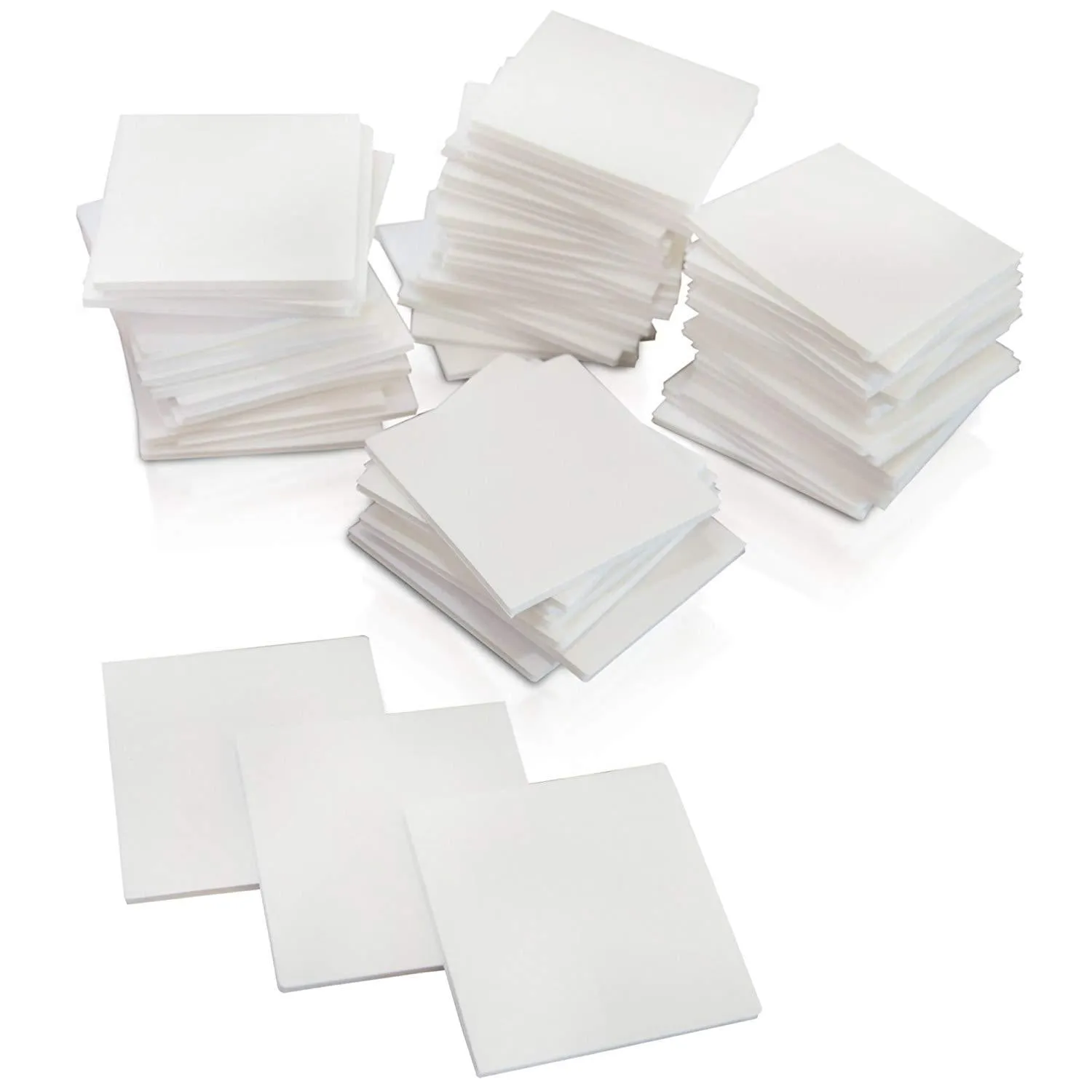 XFasten Adhesive Mounting Squares | 1 Inch | 80-Pack